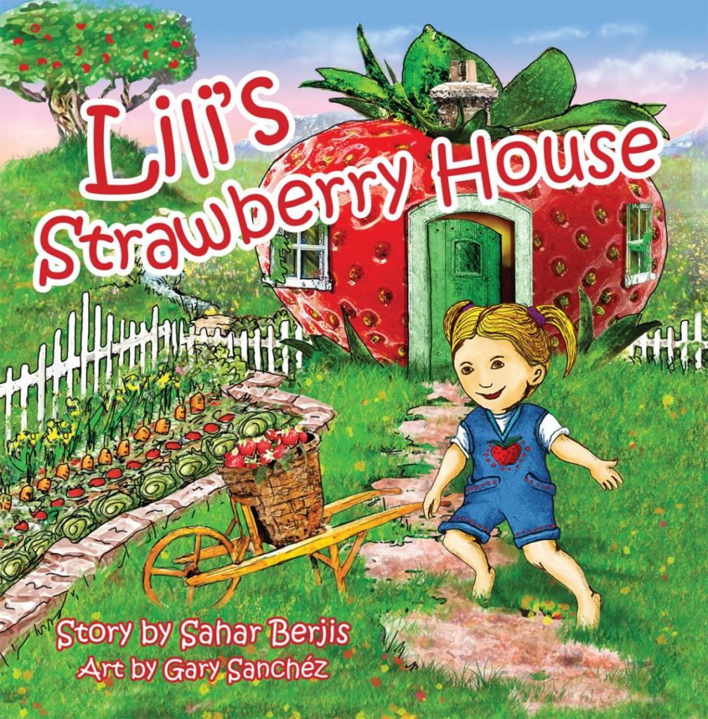 a book cover written by Sahar Berjis lilis strawberry house